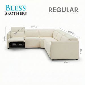 Delilah Electric Recliner Corner Sofa