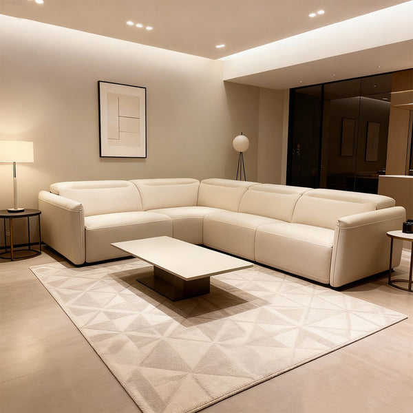 Delilah Electric Recliner Corner L Shape Sofa