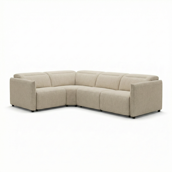 Delilah Electric Recliner L Shape Sofa