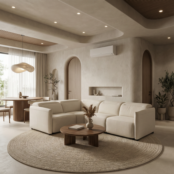 Delilah Electric Recliner L Shape Sofa