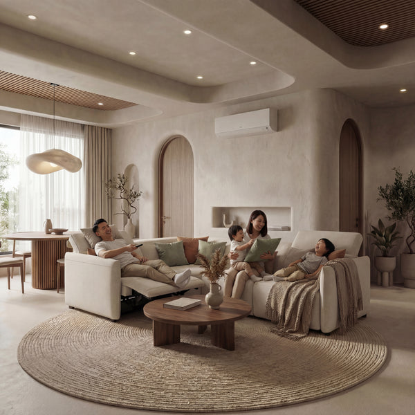 Delilah Electric Recliner L Shape Sofa