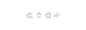 Excel Recliner Three Seater Sofa