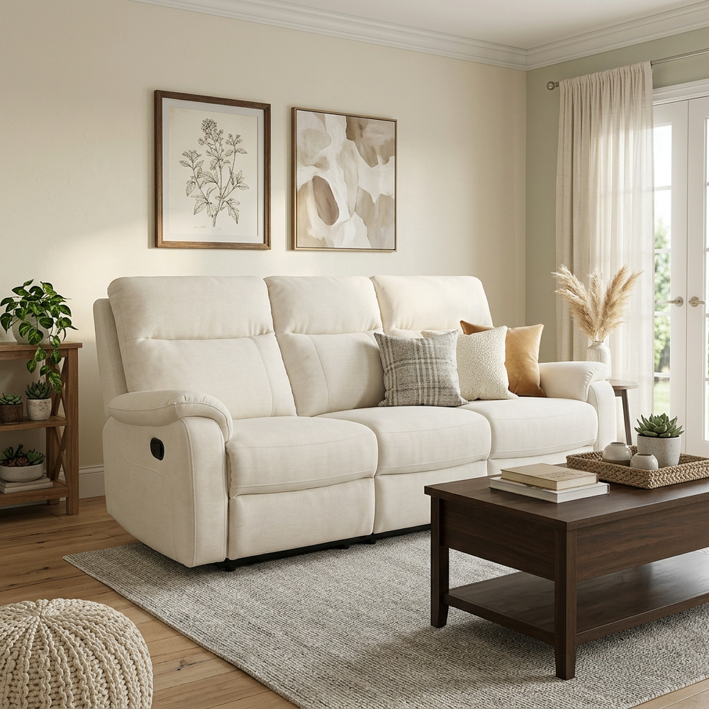 Excel Recliner 3 Seater Sofa
