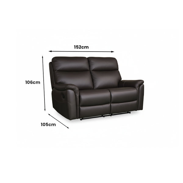 Excel Recliner 2 Seater Sofa