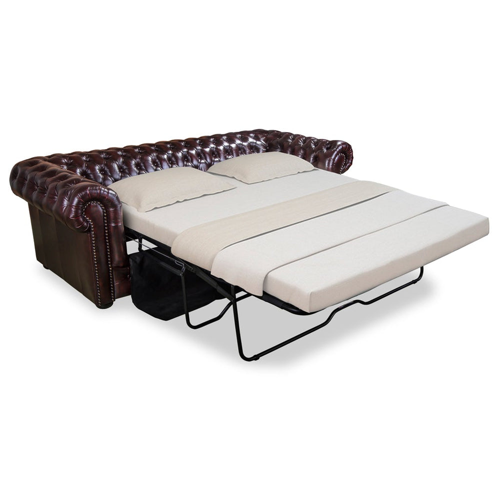 Forrest Chesterfield Vintage Leather Sofa Bed