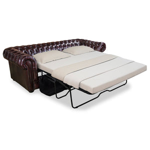 Forrest Chesterfield Vintage Leather Sofa Bed