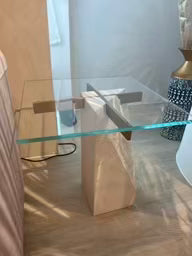 Golden Crest Side Table