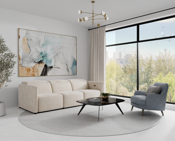 Delilah Electric Recliner Compact Three Seater Sofa