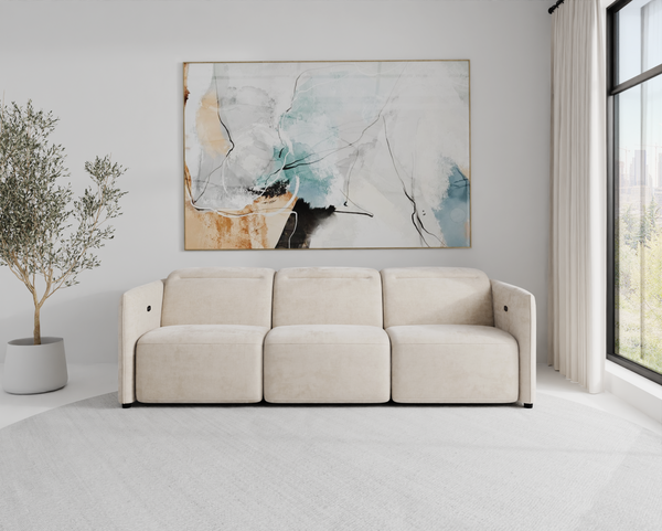 Delilah Electric Recliner Compact Three Seater Sofa