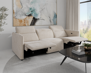 Delilah Electric Recliner Compact Three Seater Sofa