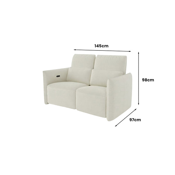 Jacob Electic Recliner 2 Seater Sofa