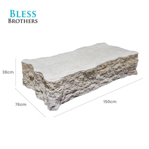 Mactan Stone Coffee Table