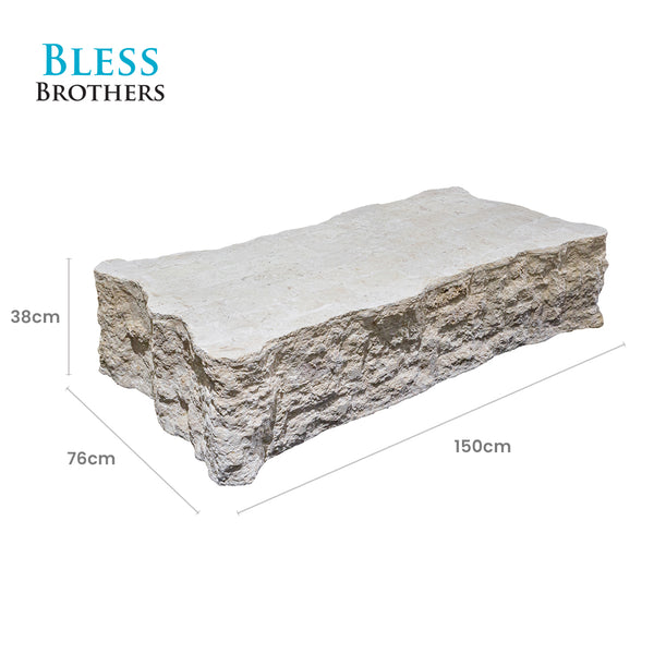 Mactan Stone Coffee Table