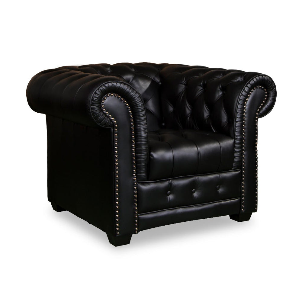 Manchester Chesterfield Leather Armchair