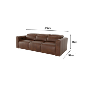 Richard Electric Recliner 3 Seater Sofa