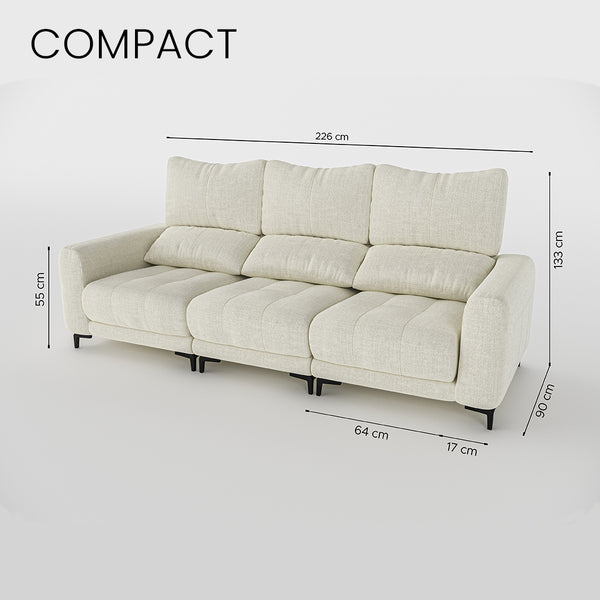 Nathan Recliner 3 Seater Sofa