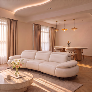 Nora 3 Seater Curved Sofa
