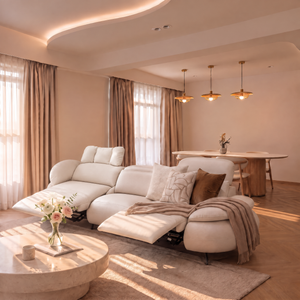 Nora 3 Seater Curved Sofa