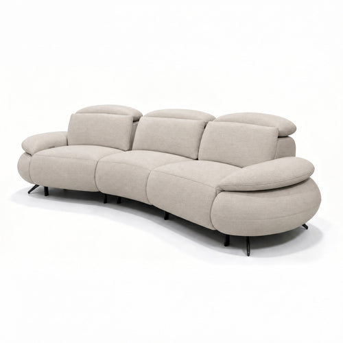 Nora 3 Seater Curved Sofa