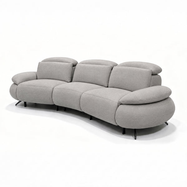 Nora 3 Seater Curved Sofa