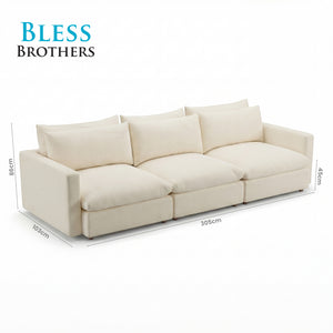 Poppy 3 Seater Sofa