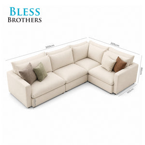 Poppy L Shape Corner Sofa