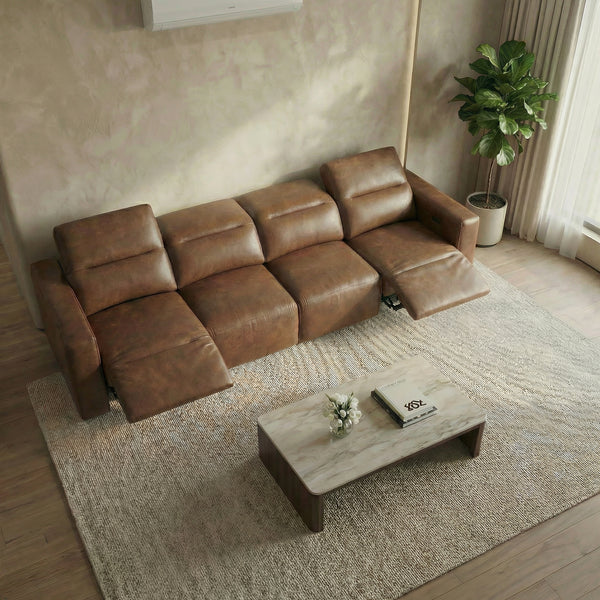 Richard Electric Recliner 4 Seater Sofa