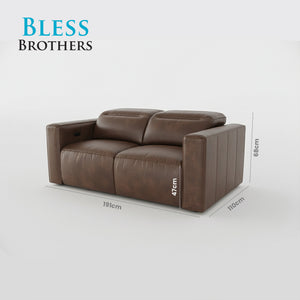 Richard Electric Recliner 2 Seater Sofa