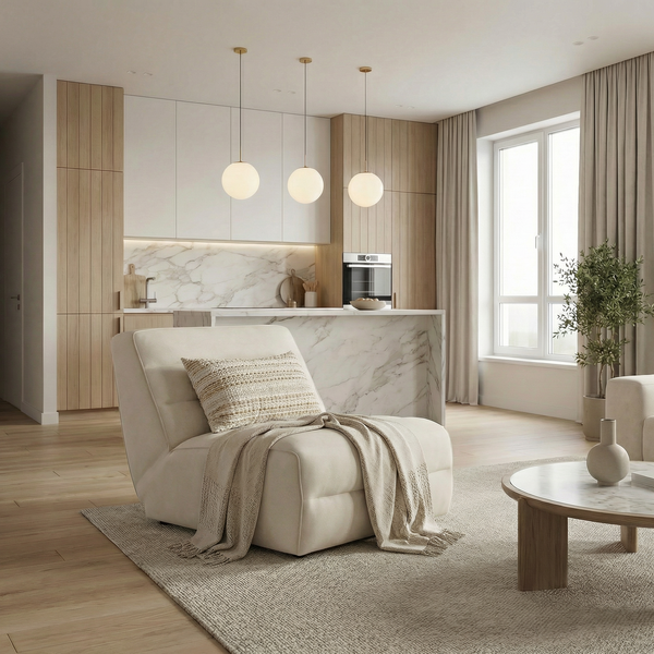 Slouchy Electric Recliner Armchair