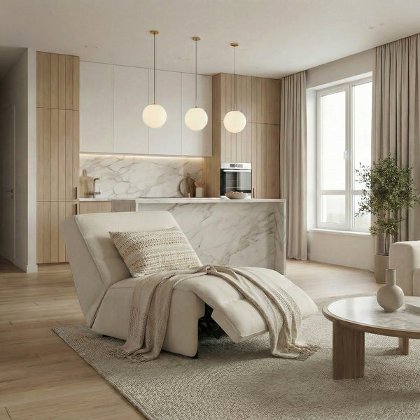 Slouchy Electric Recliner Armchair