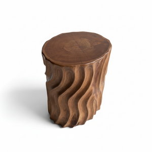 Iroko Stool