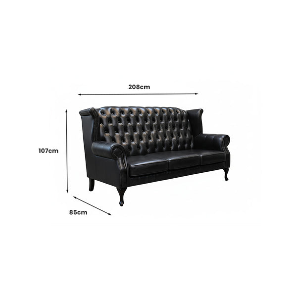 Tuxford Chesterfield 3 Seater Sofa