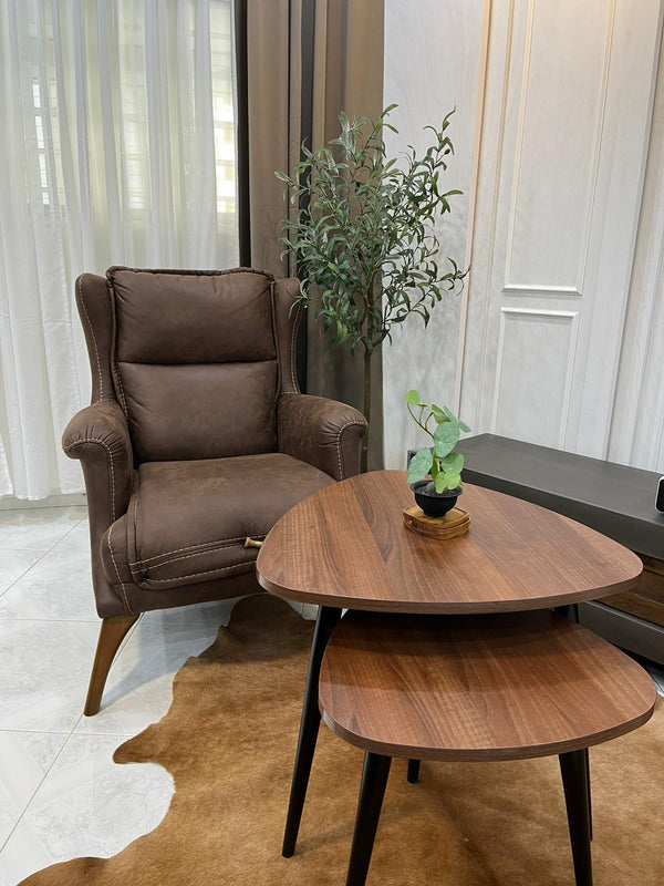 Truffle Three Seater Fabric Sofa & Armchair