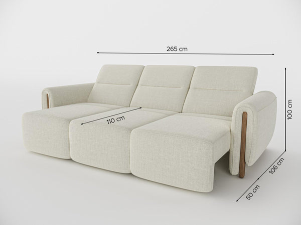 Sansa Recliner Three Seater Sofa
