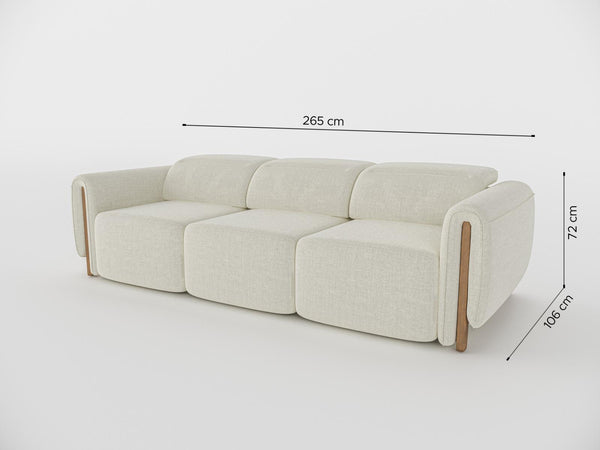 Sansa Recliner Three Seater Sofa