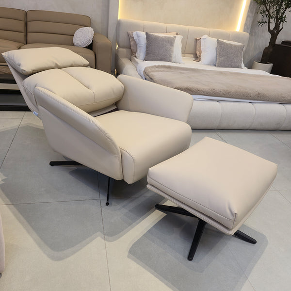 Willow Armchair with Footstool