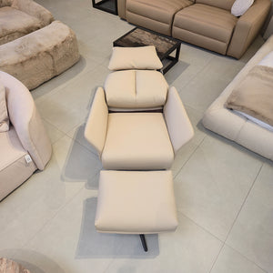 Willow Armchair with Footstool