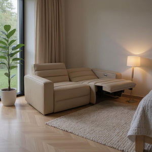 Slouchy Recliner Sofa