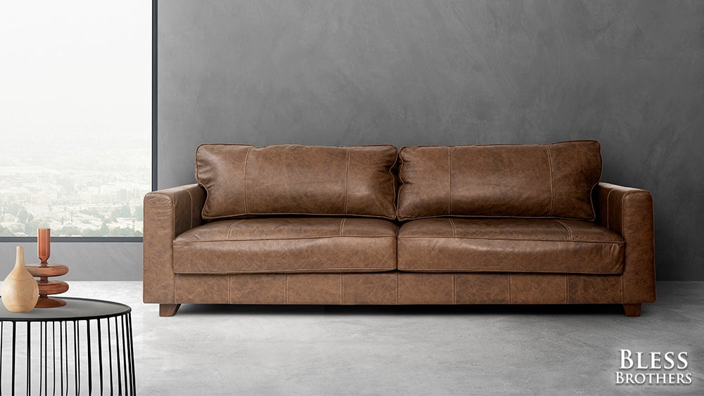Types of Leather Sofas in Singapore - Bless Brothers