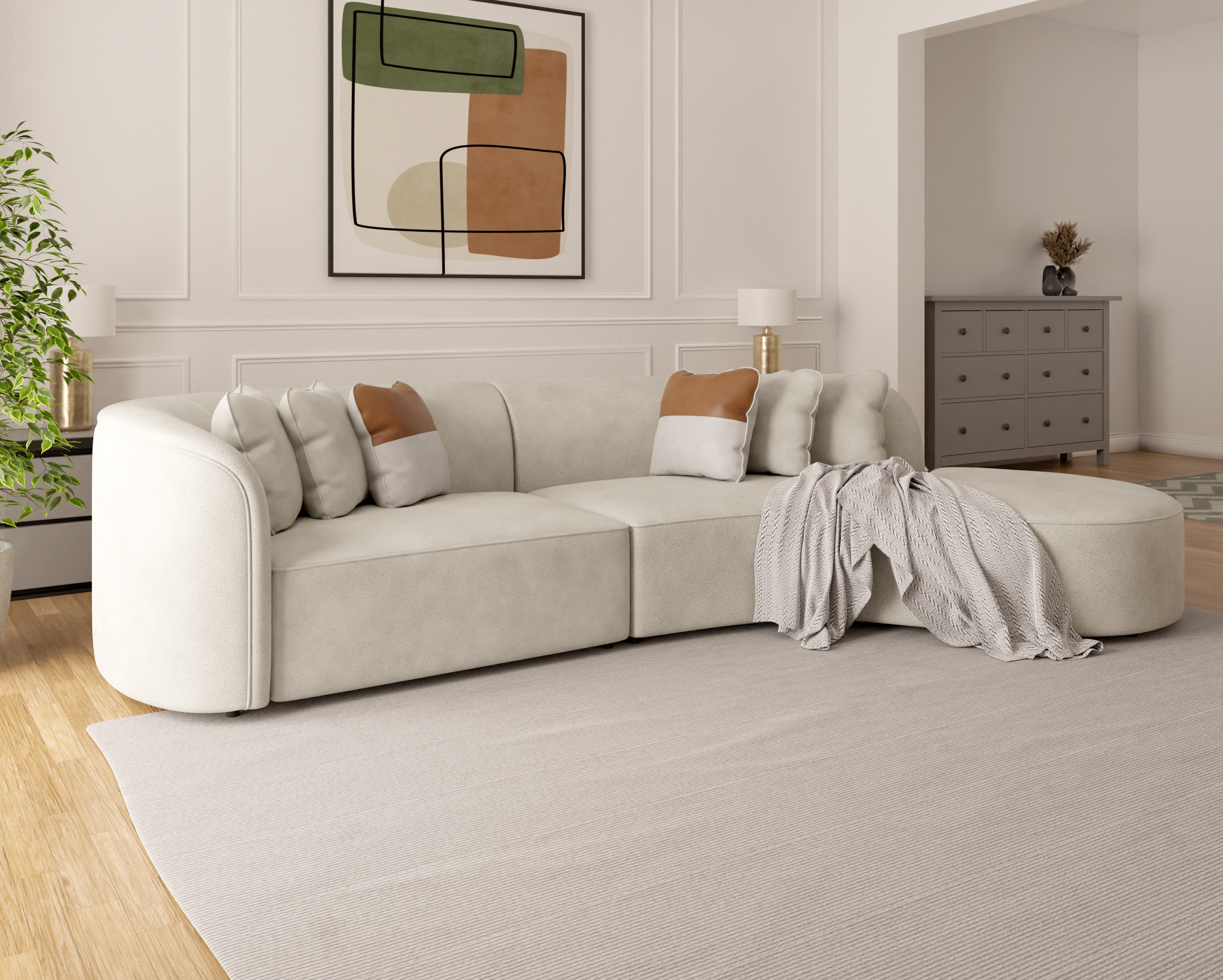 Nevada Curve Sofa Bless Brothers