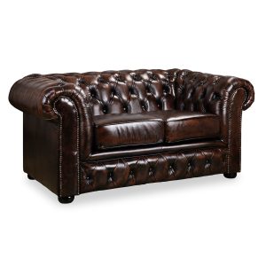 chesterfield 2 seater sofa and chair