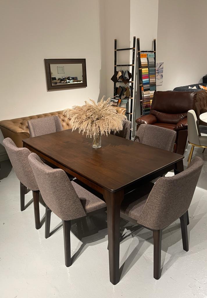 6 seater wooden dining table designs