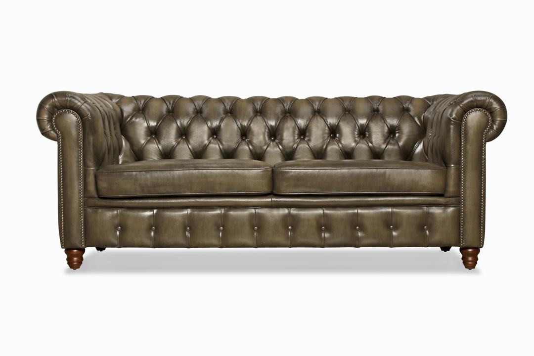 Portofino Chesterfield Vintage Leather Sofa - Bless Brothers
